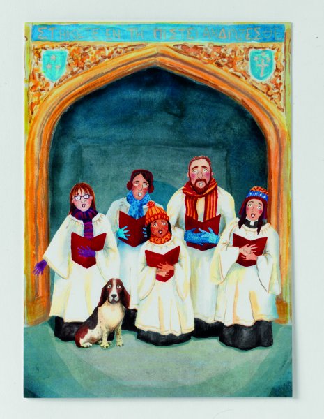 Christmas Greetings Card, 5 Pack by Fiona Scoble (SE 2004)