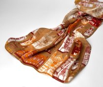 100% Silk Scarf by Vicki Ambery-Smith
