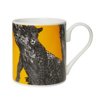 Sleeping Leopard - Bone China Mug